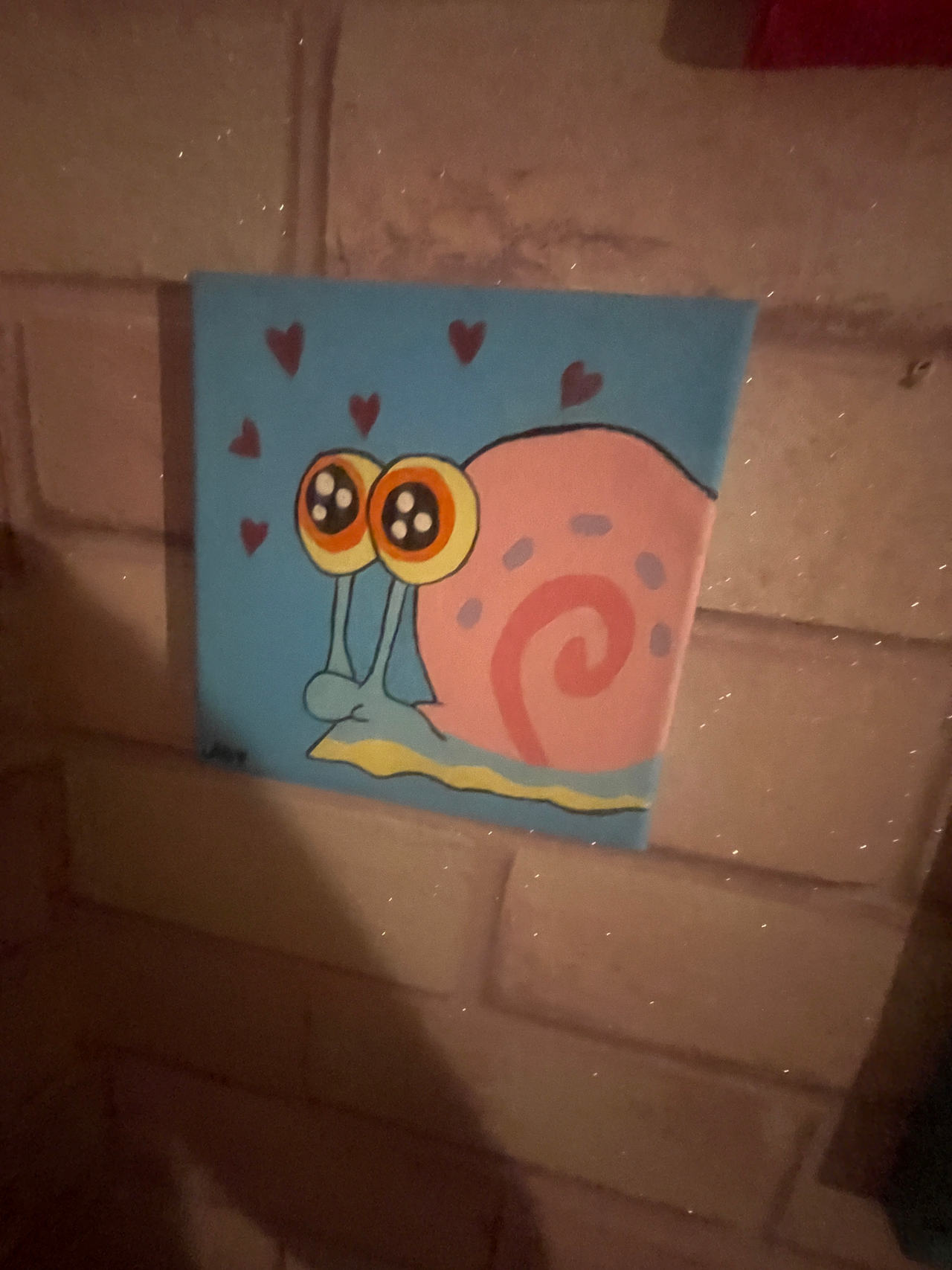 Gary the Snail Canvas Art