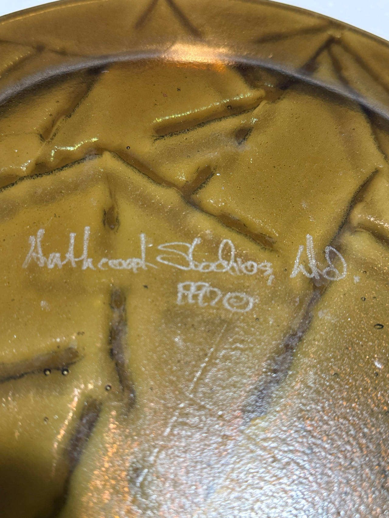 Northcoast Studios 1978 Art Glass Bowl