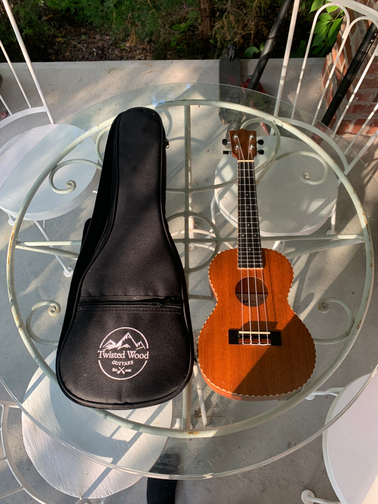 Twisted Wood Ukulele