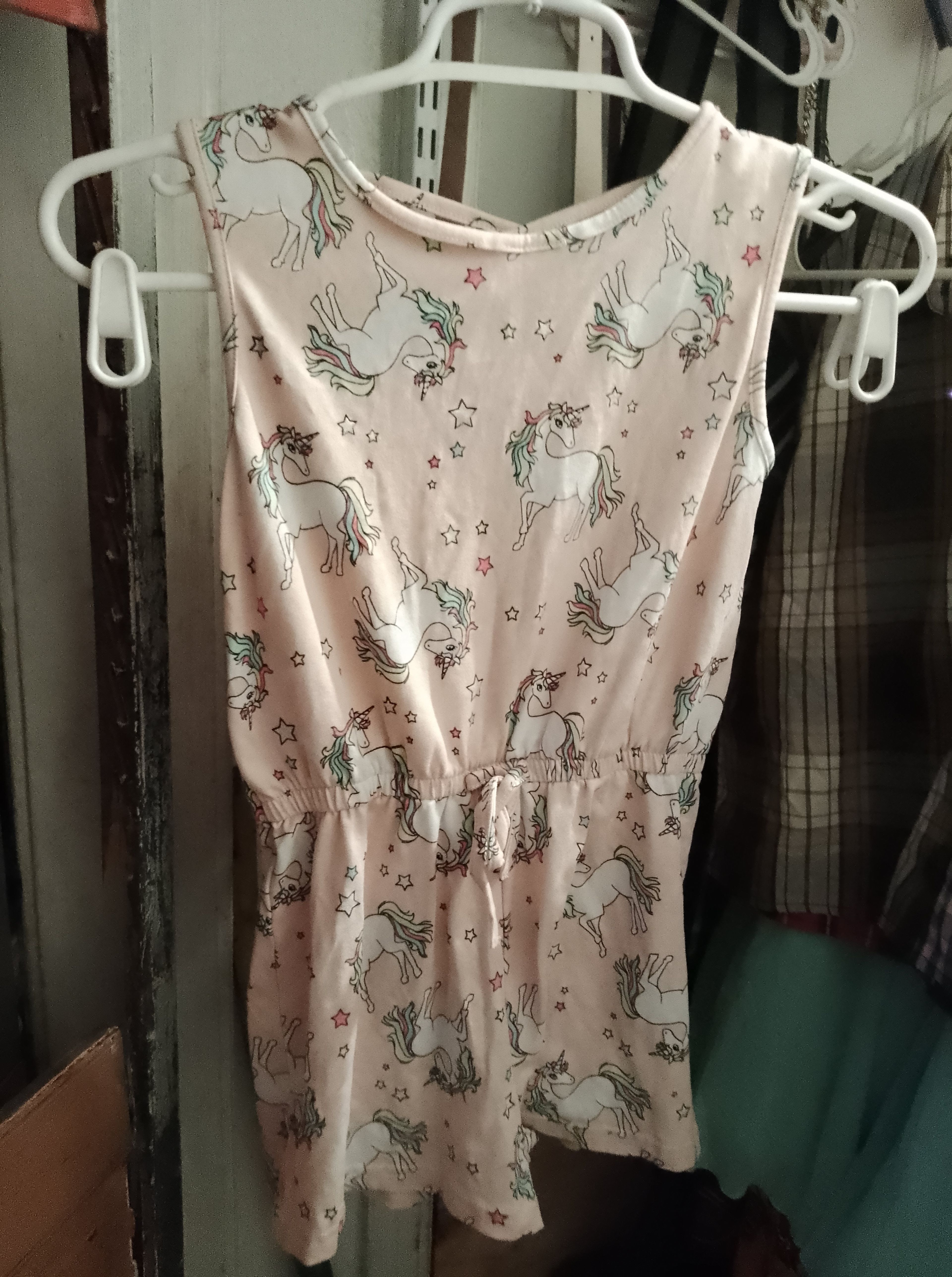 Limited Too Size 8 Girls' Unicorn Print Romper