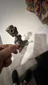 Handmade Recycled Metal Robot Figurine - Image 3