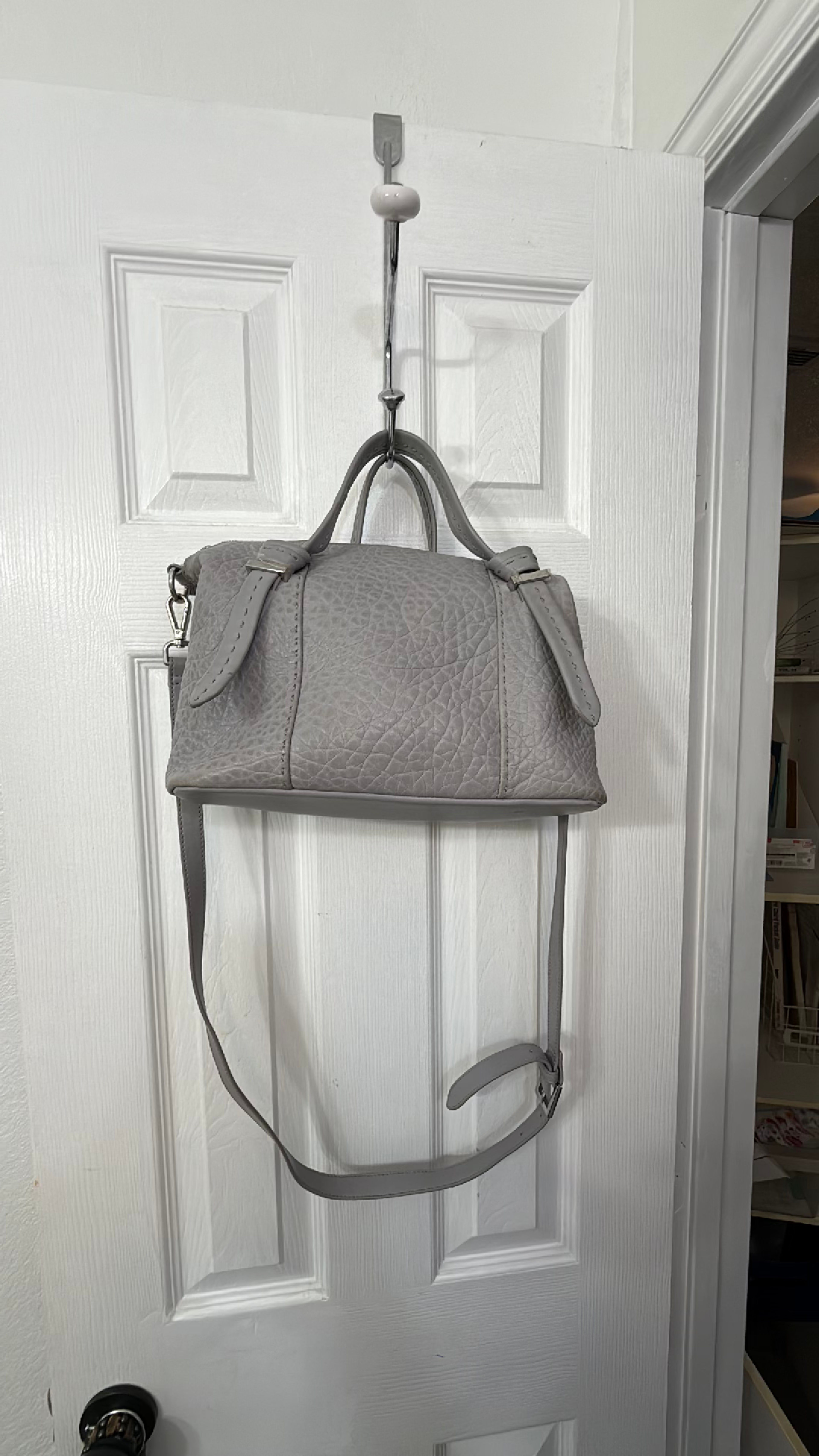 Ted Baker Olmia Knotted Handle Small Tote Bag Taupe - Image 4