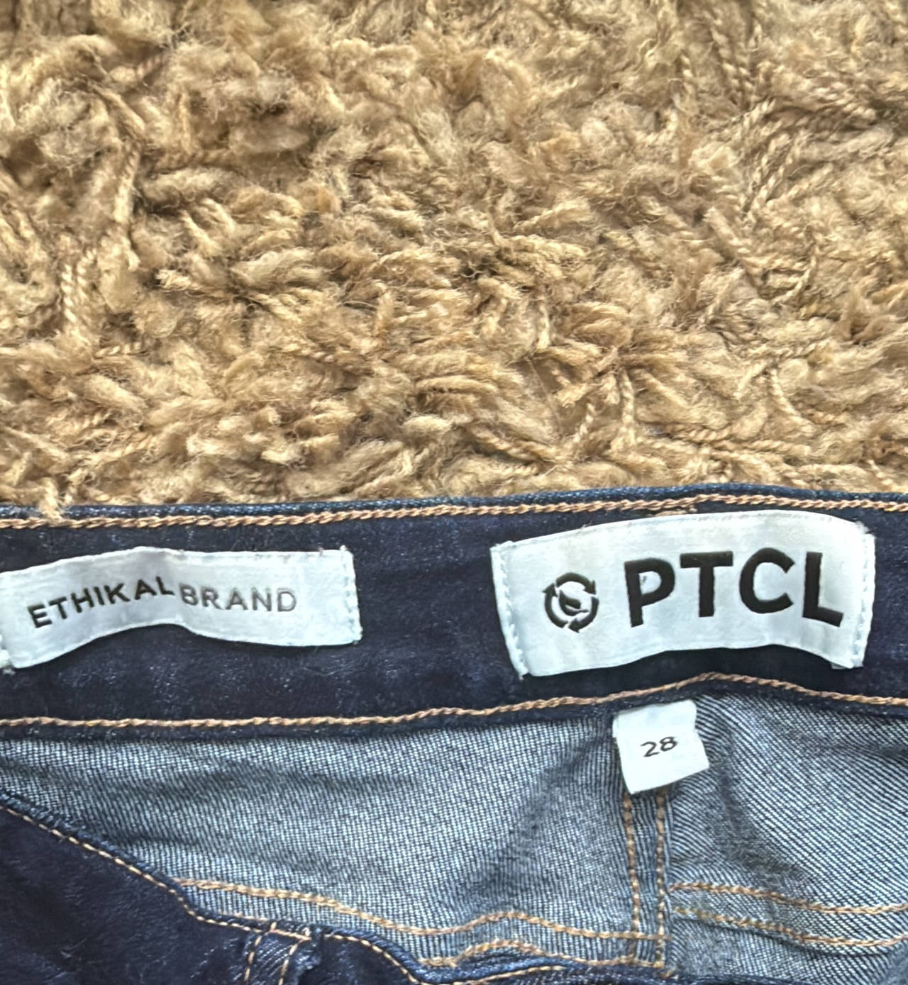 Ethikal Brand PTCL Denim Jeans Size 28