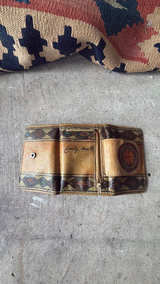 Hooey Men's Patchwork Leather Bifold Wallet with Aztec Pattern - Image 3