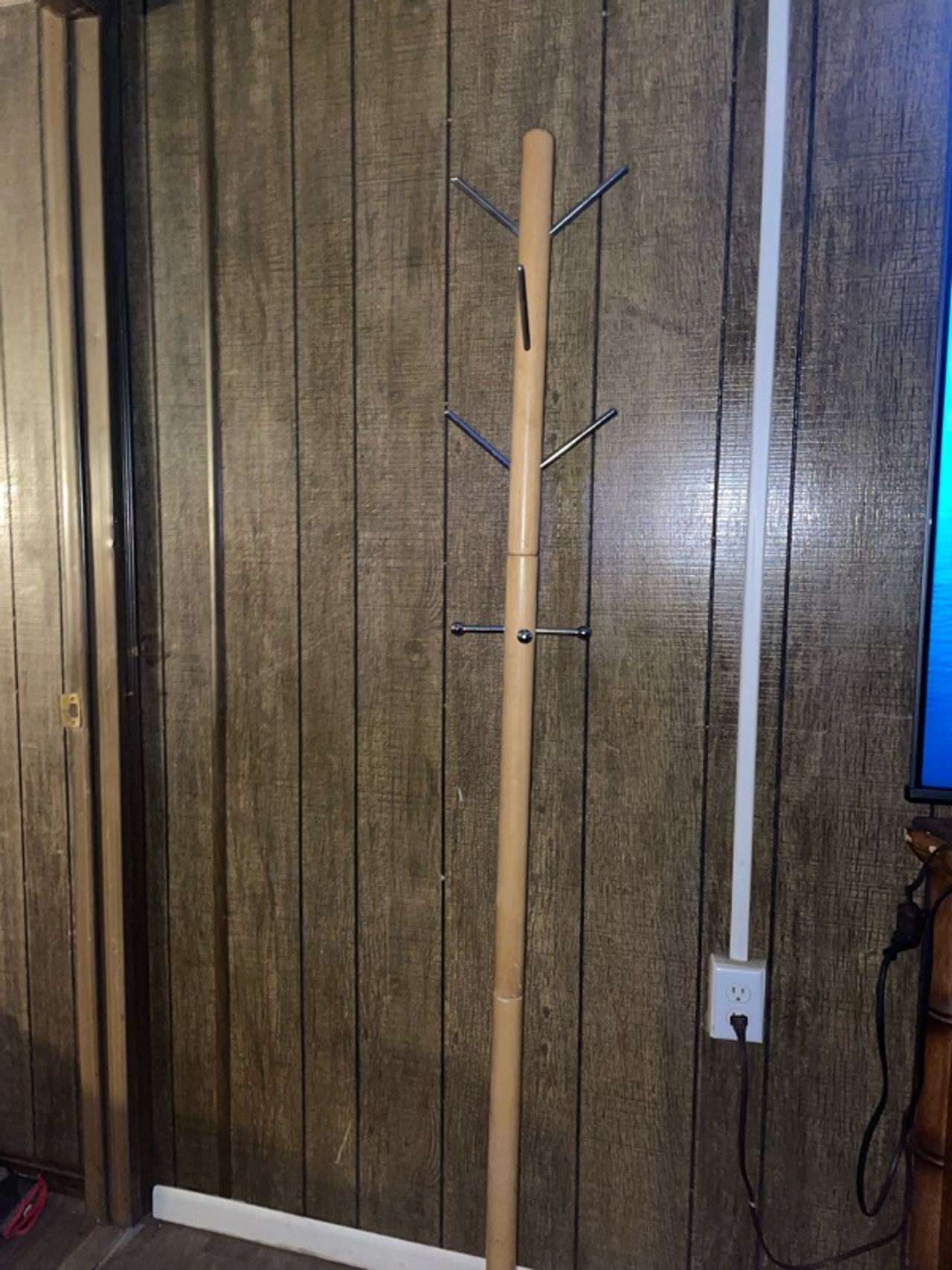 Wooden Coat Rack Stand