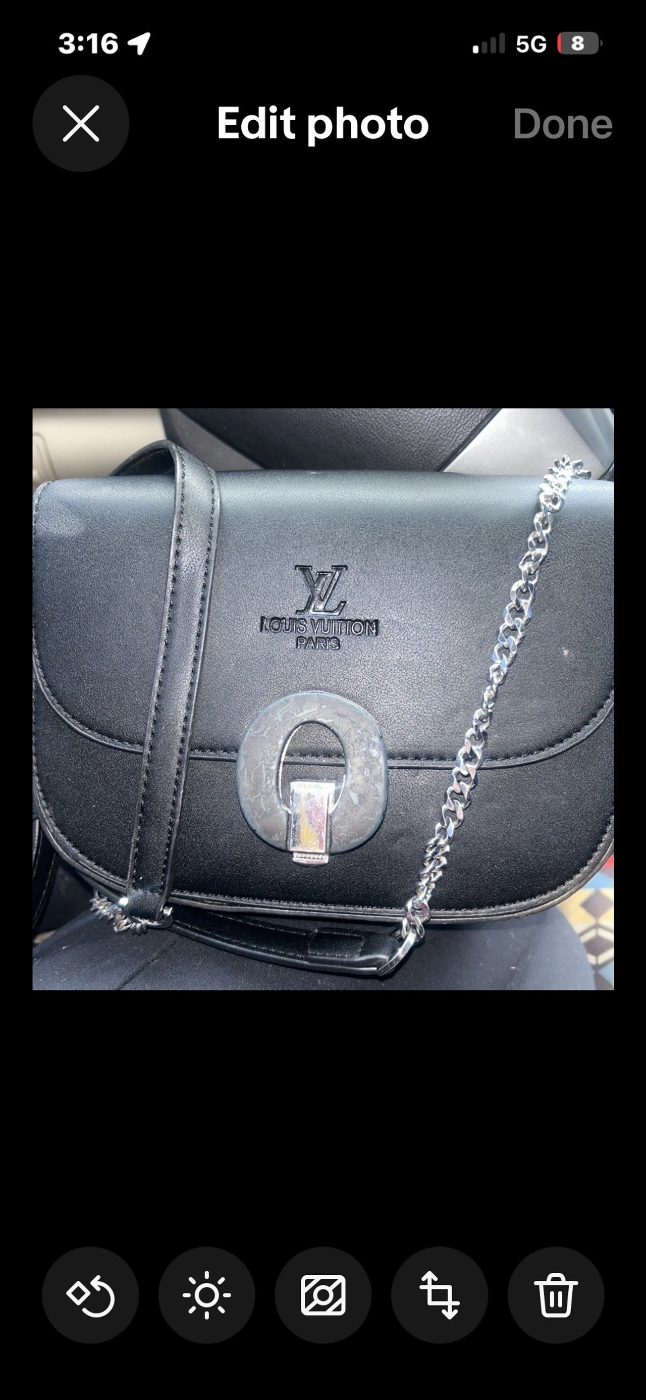 Louis Vuitton Leather Crossbody Bag