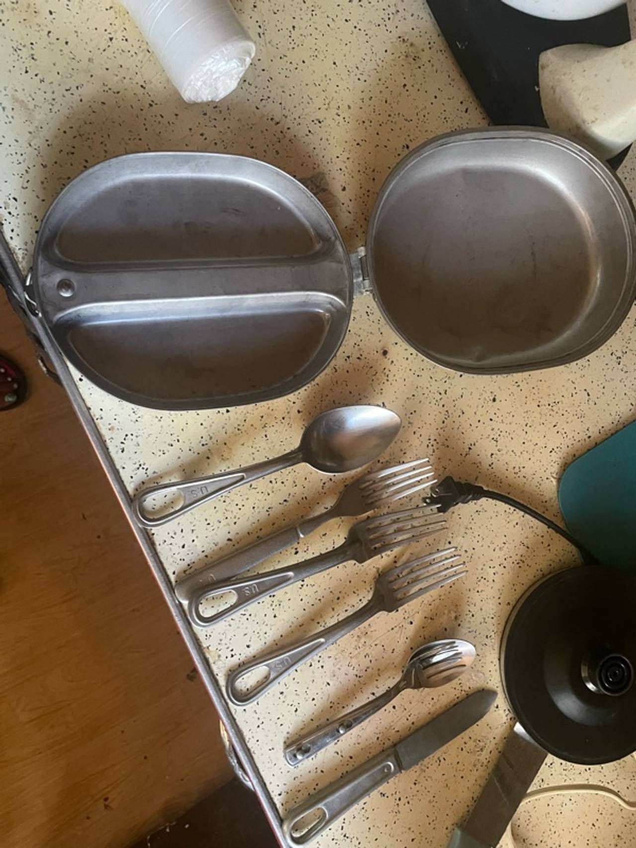 U.S. Military Vintage Mess Kit Stainless Steel