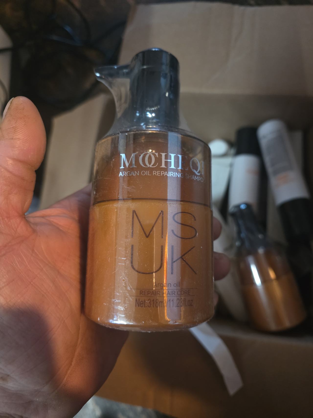MOHI QI Argan Oil Repairing Shampoo MSUK