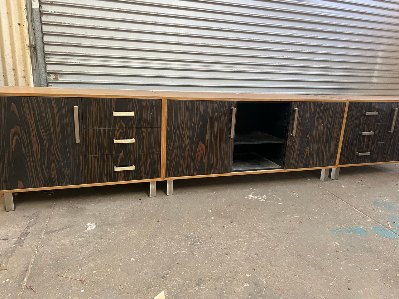 Modern Wood Entertainment Unit