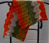 Vintage Handmade Crochet Afghan Blanket - Image 3