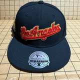 Mitchell & Ness Los Angeles Dodgers Black Fitted Cap - Image 3