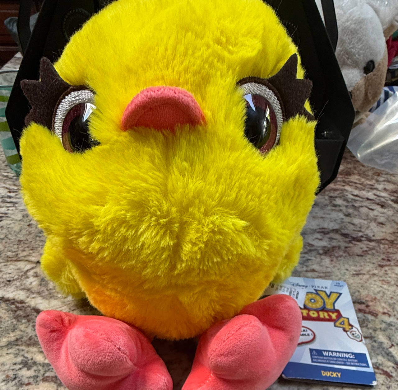 Disney Pixar Toy Story 4 Ducky Plush Talking Needs Batteries New Tag