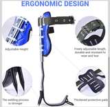 Tree Climbing Spikes Set Safety Belt Harness Gaffs Kit New Complete - Image 2
