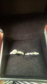 Diamond Engagement and Wedding Ring Set - Image 3