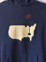 Masters Tournament Navy Blue Pullover Hoodie Small - Image 4