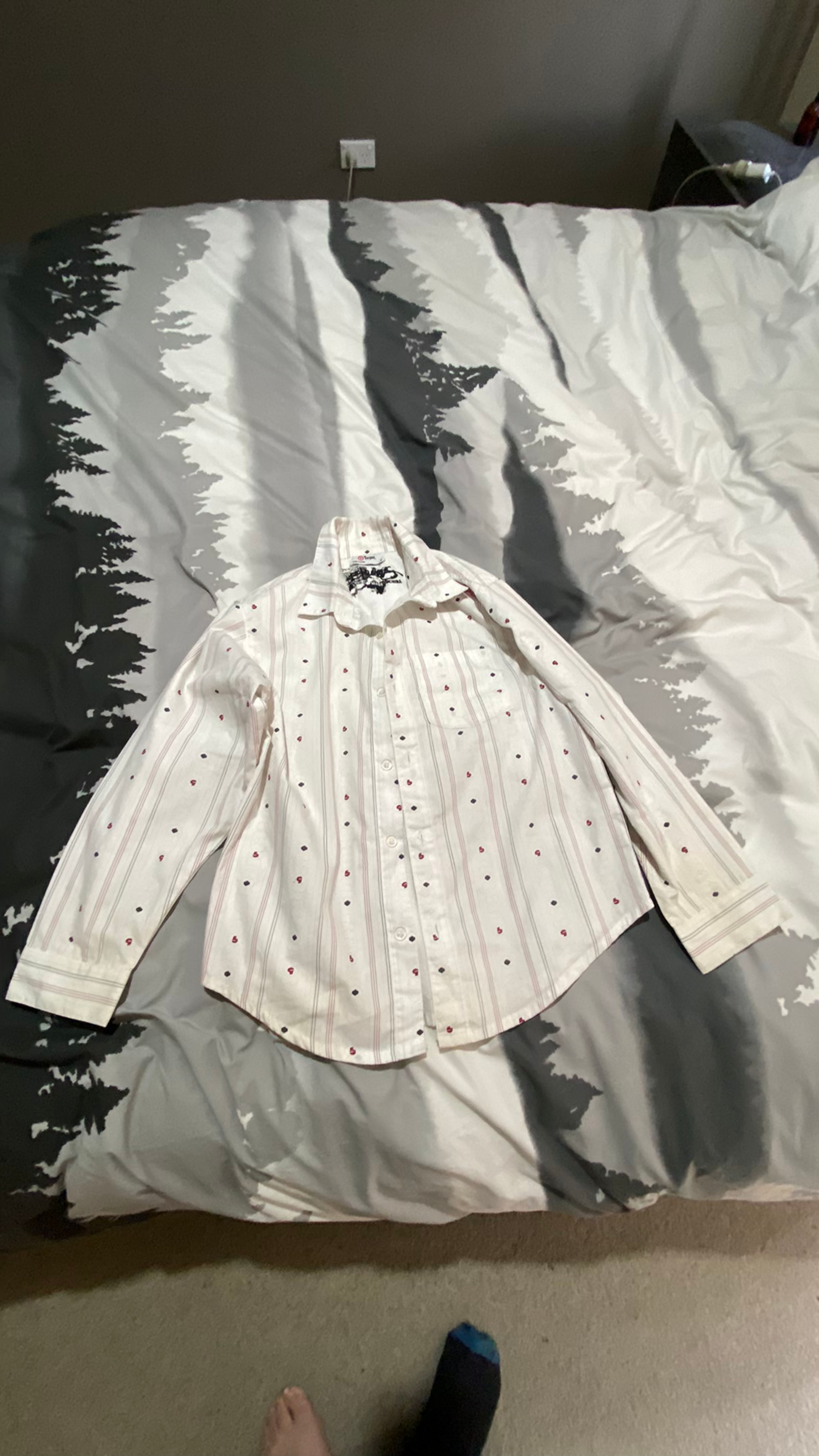Kids Long Sleeve Button-Up Shirt - Image 4