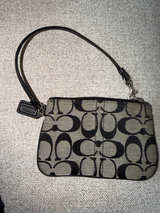 Coach Signature Canvas Wristlet - Image 1