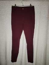 Lover Brand Fashion Burgundy Skinny Pants sz L - Image 3