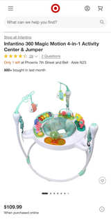 NEW Infantino Magic Motion Activity Jumper - Image 3
