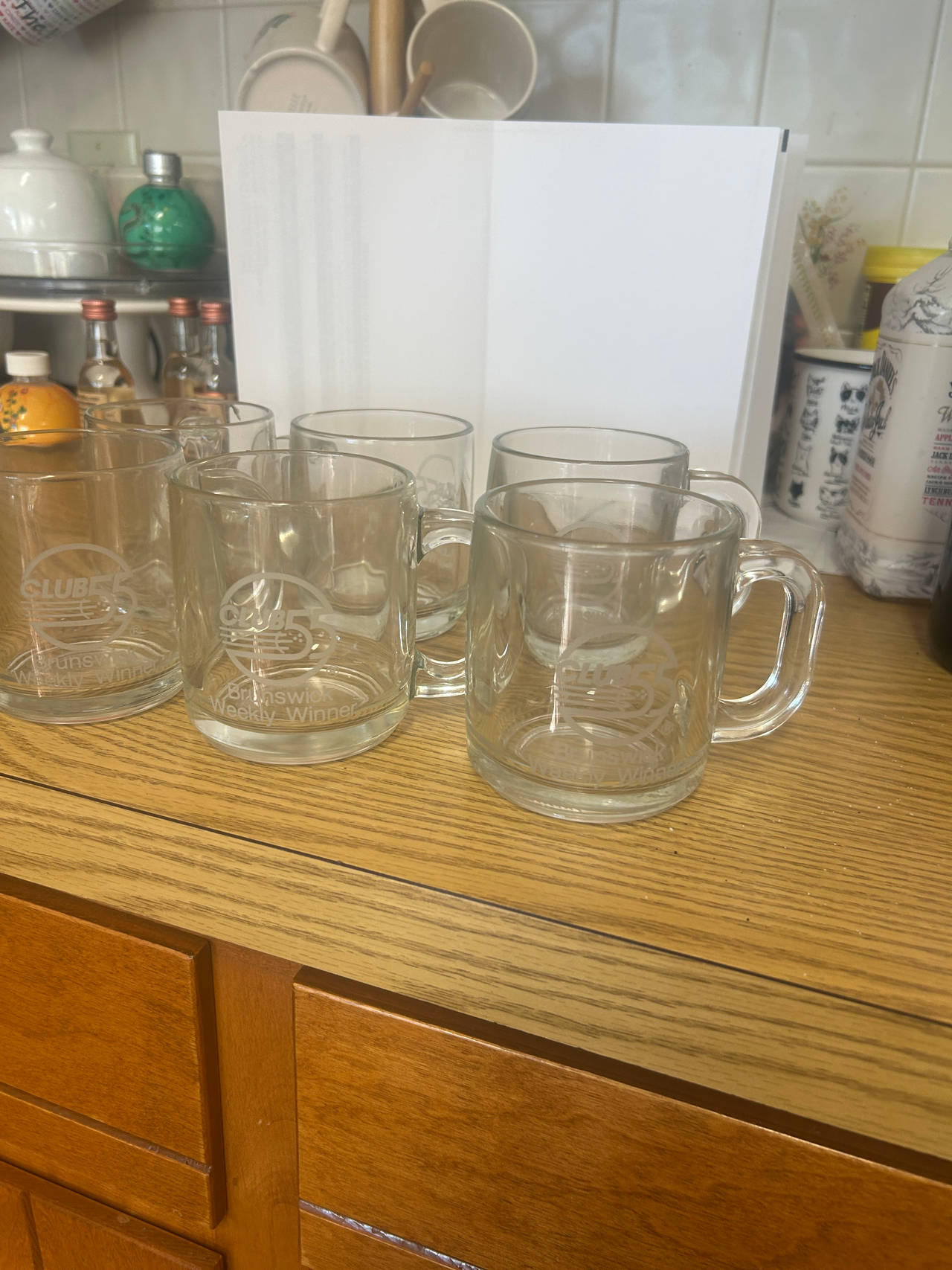 Club 5 Brunswick Weekly Winner Glass Mug