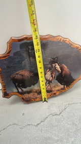 Native American Buffalo Painting Wall Art - Image 5