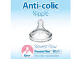 Dr. Brown's Anti-Colic Wide-Neck Feeding Set with Slow Flow Nipples, Travel Caps - Image 2
