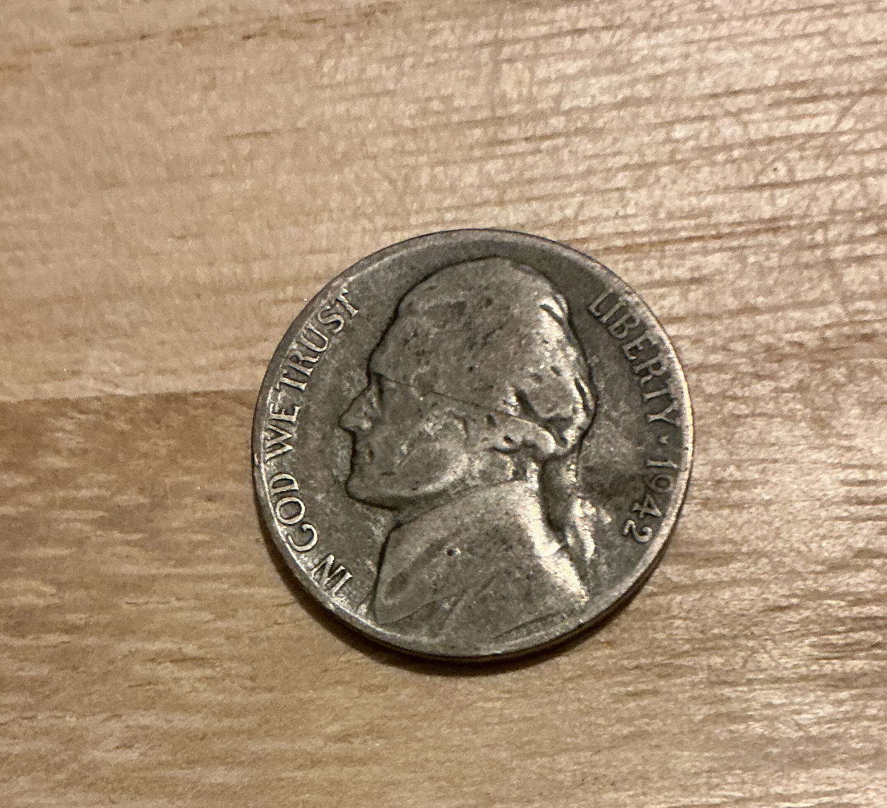 1942 Jefferson Silver Nickel