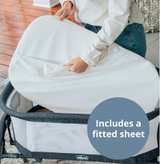 Chicco LullaGlide 3-in-1 Bassinet Gray NEW - Image 3