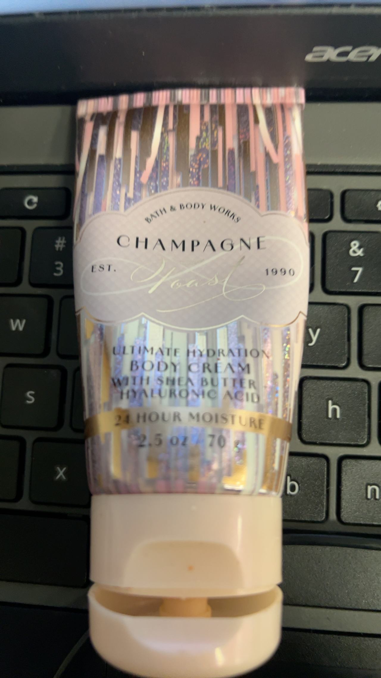 Bath & Body Works Champagne Toast Body Cream 2.5 oz