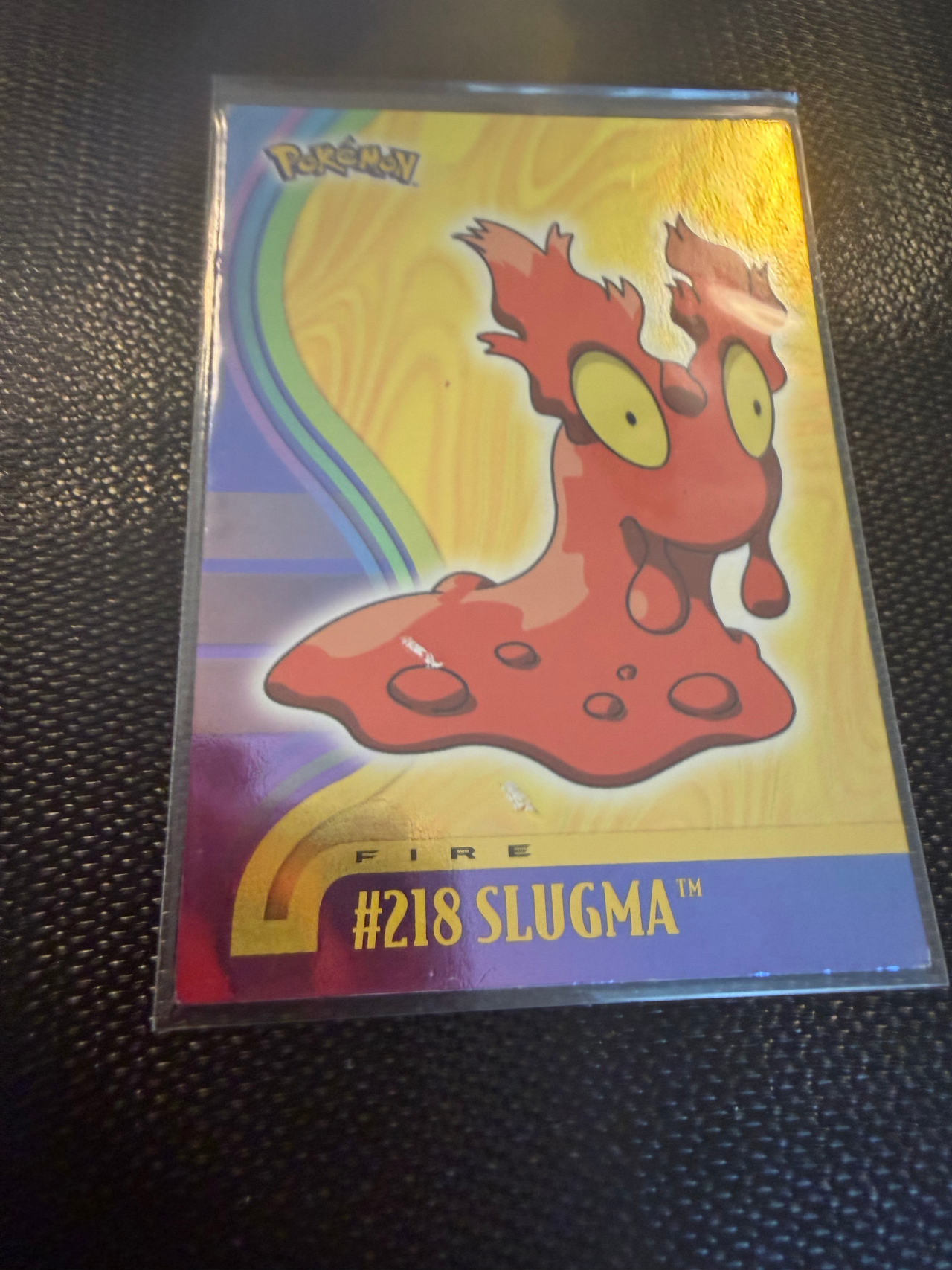 Pokémon Topps Johto League Champions #218 Slugma Holographic Card