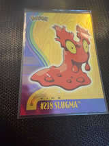 Pokémon Topps Johto League Champions #218 Slugma Holographic Card - Image 1