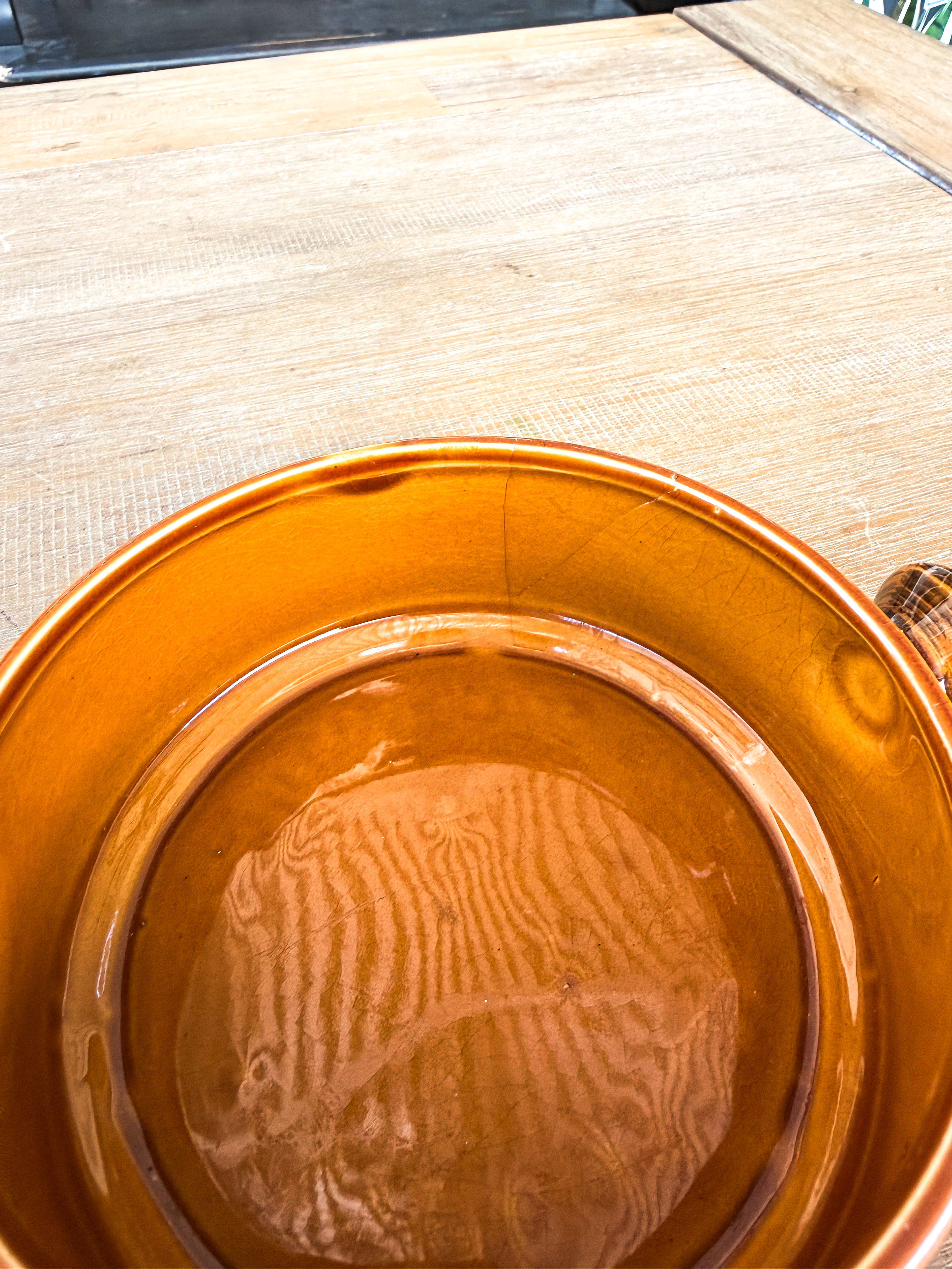Vintage Brittany Onyx Oven-Proof Stoneware Crocks – Pair (One Decorative) - Image 7