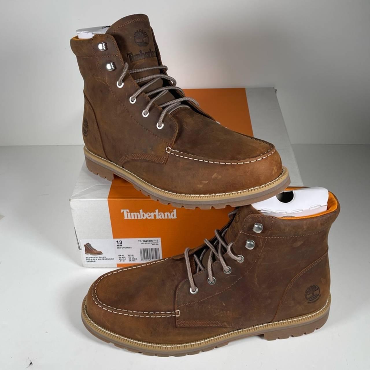 Timberland Redwood Falls Waterproof Moc-Toe Boot Mens US 13 New in Box