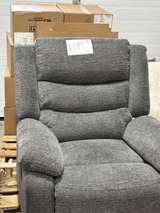 Grey Fabric Manual Recliner Chair - Image 2