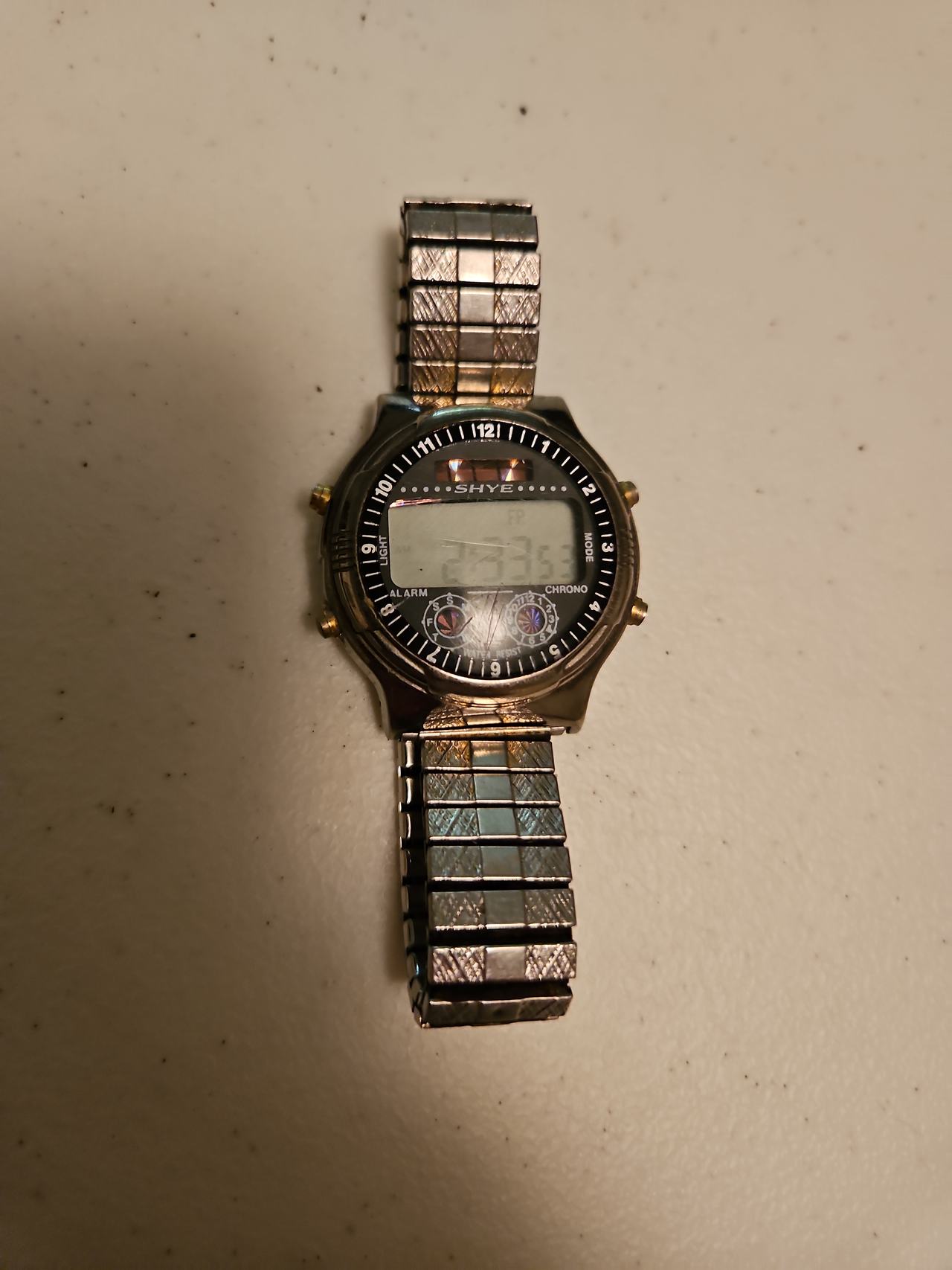 Shye Digital Alarm Chronograph Watch