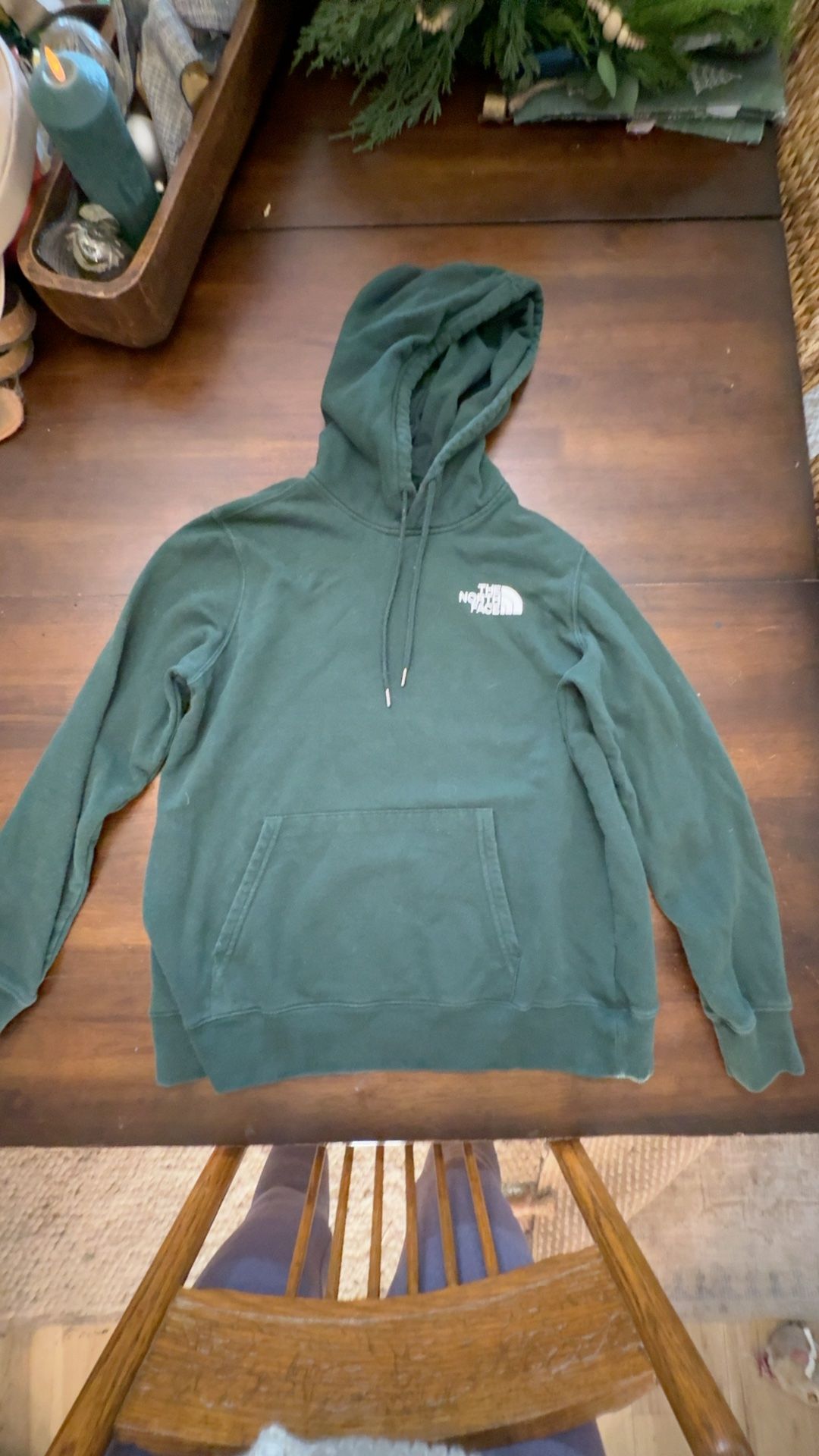 The North Face Box NSE Pullover Hoodie Pine Needle: Medium