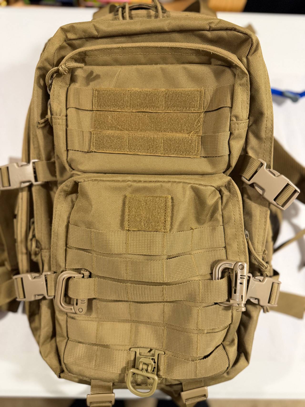 Hannibal Tactical Hydration Backpack with CamelBak Bladder Tan MOLLE