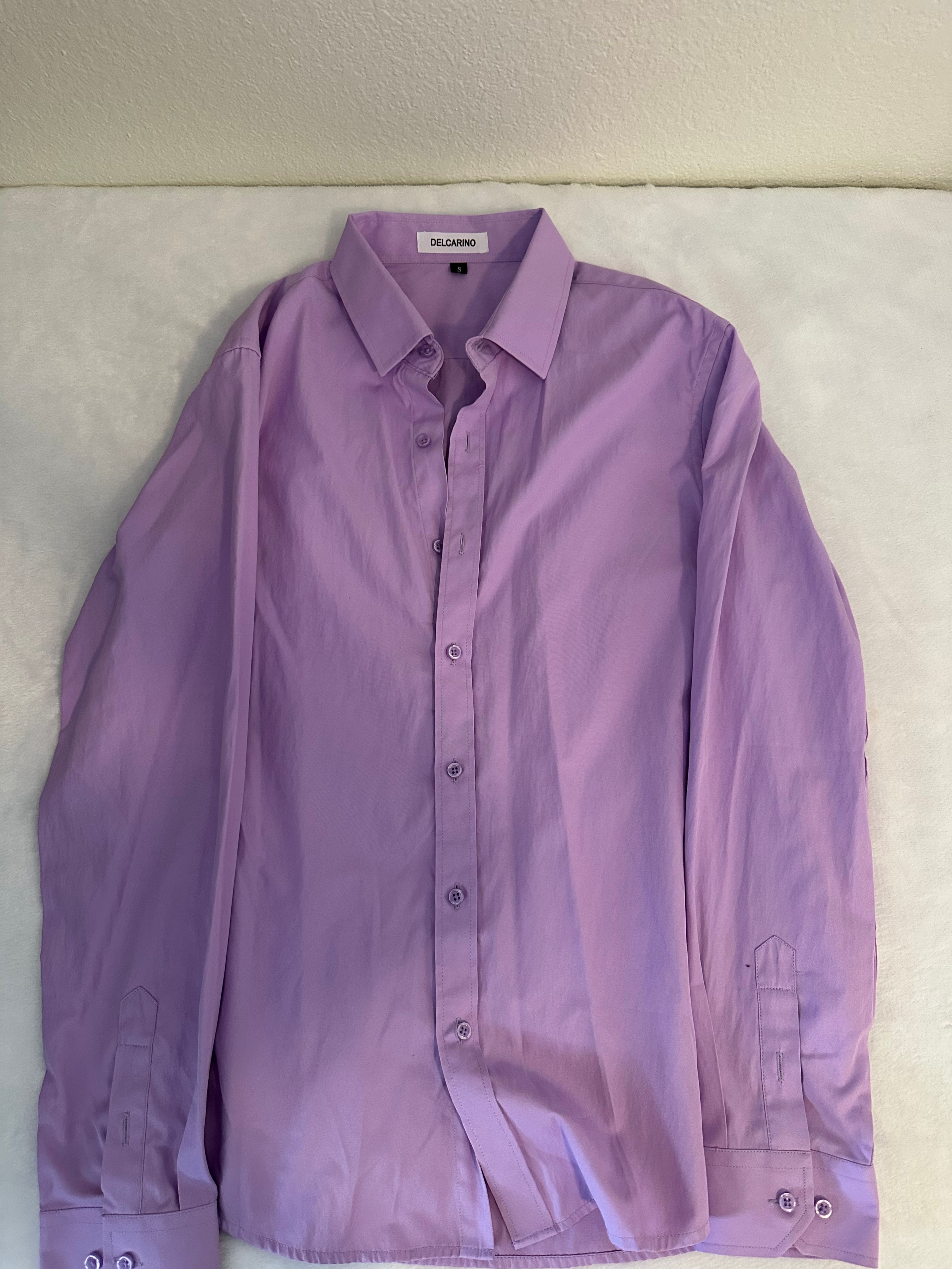 Delcarino Purple Dress Shirt
