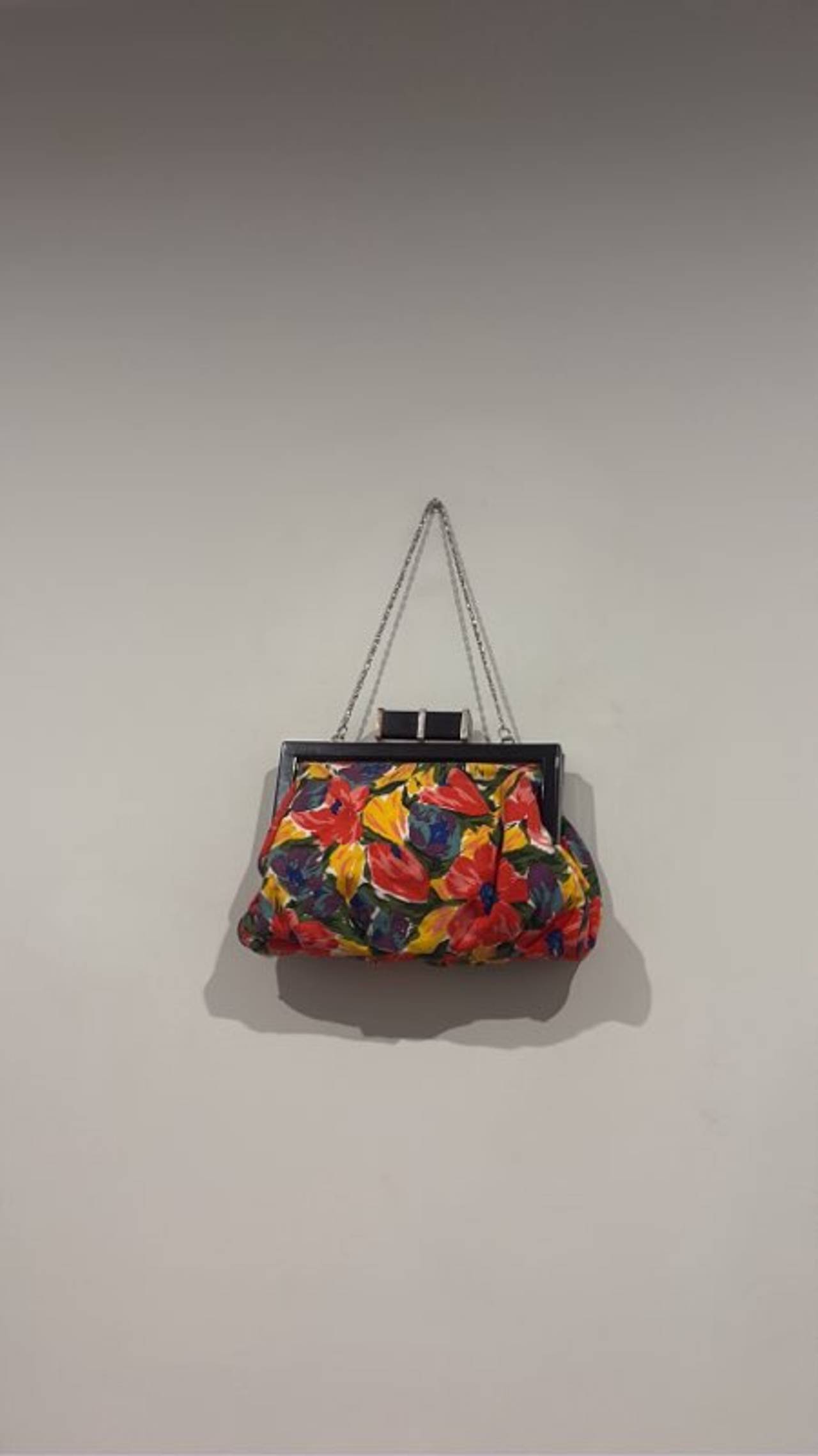 Floral Print Clutch Bag