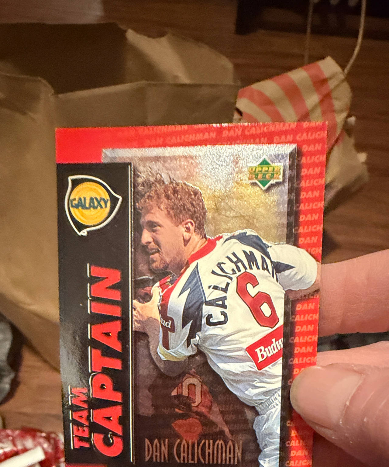 1997 Upper Deck MLS Dan Calichman Team Captain #C1