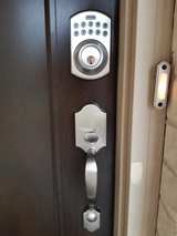Toledo Electronic Handleset Satin Nickel - Image 7