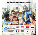 Active Noise Cancelling White Wireless Earbuds with Real Time Translation  - Image 5
