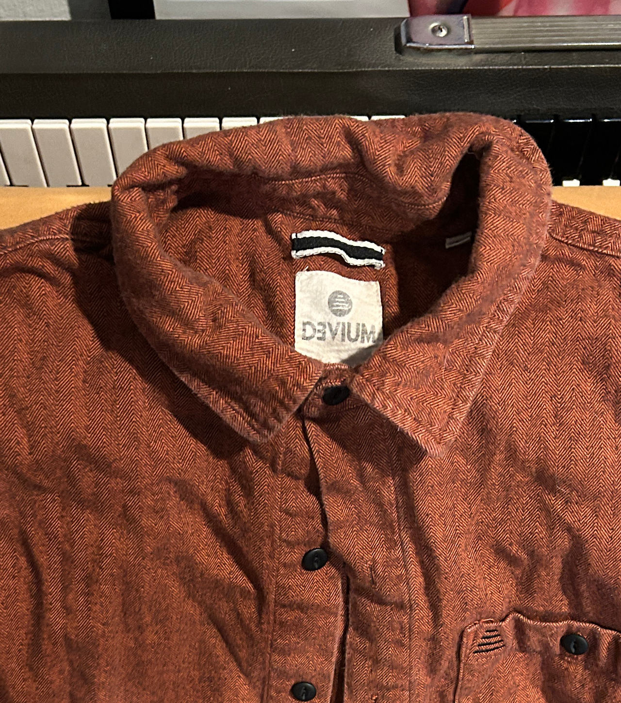 Devium Herringbone Flannel Shirt