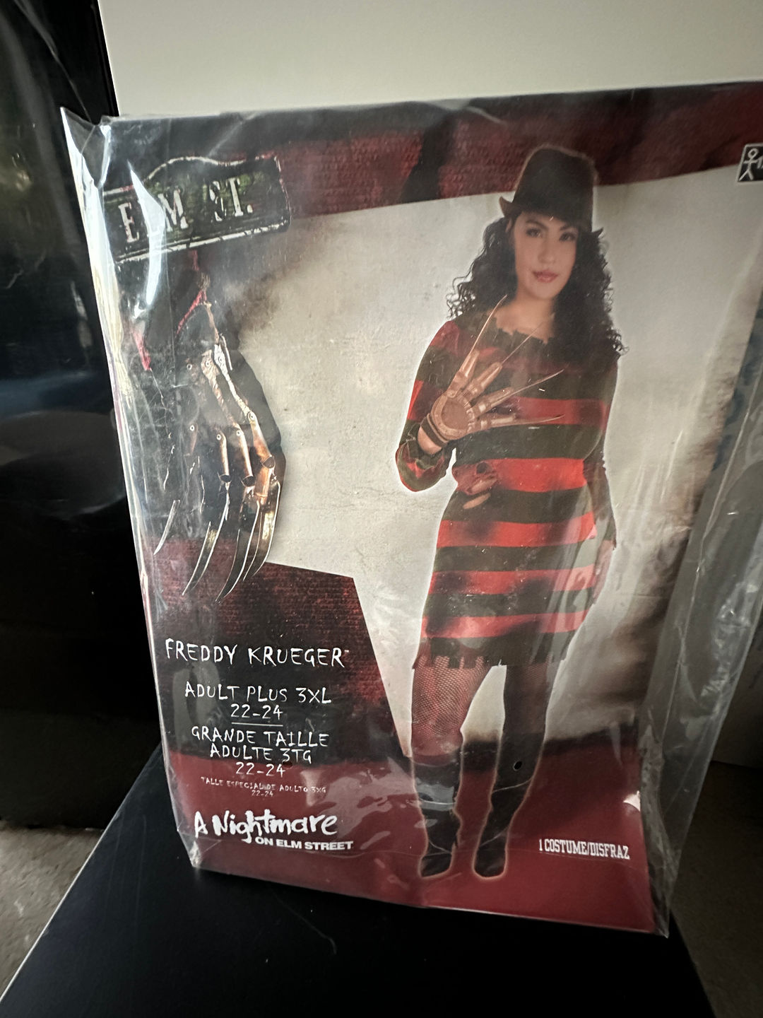 Freddy Krueger Adult Plus Size Halloween Costume