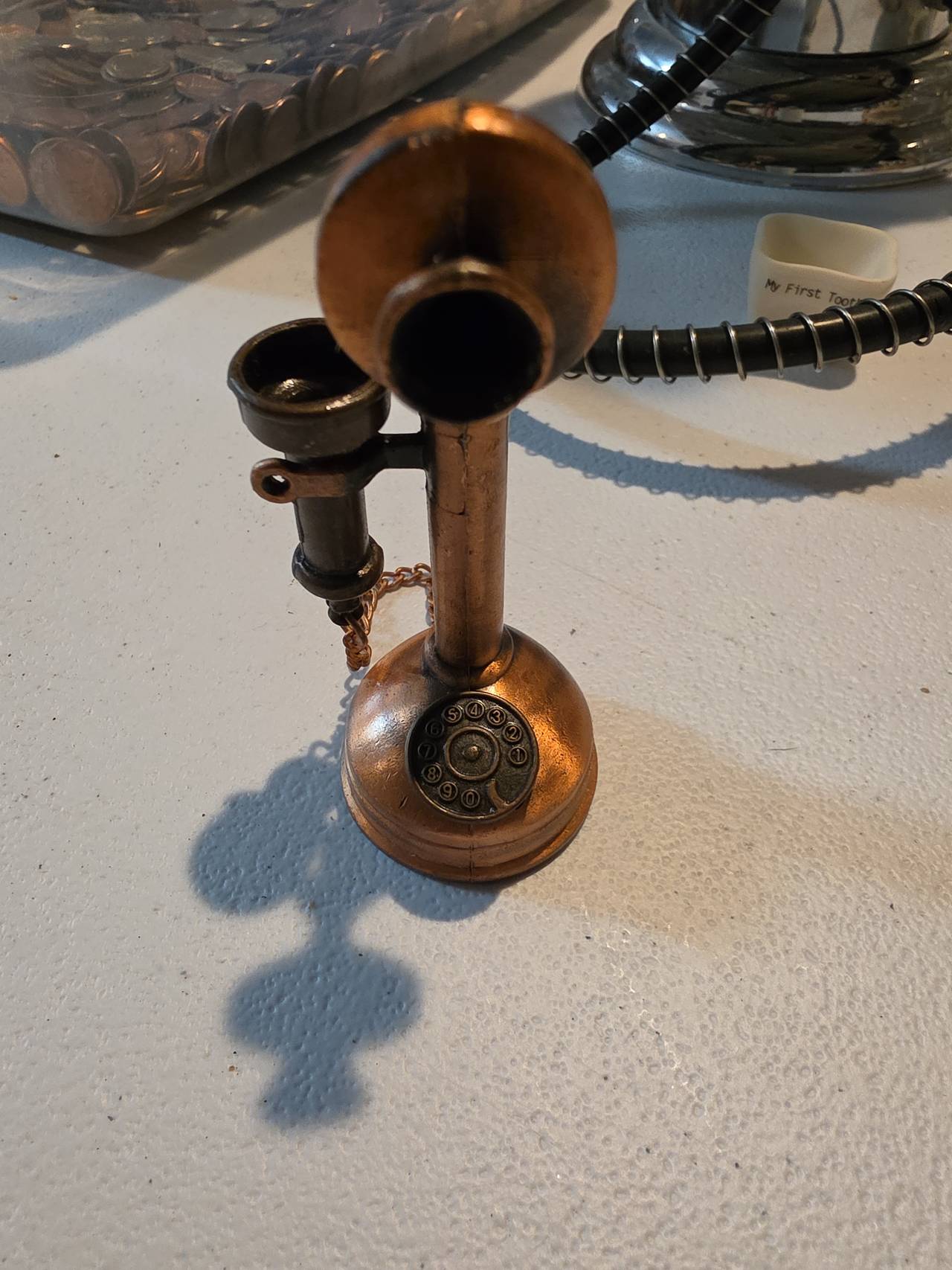 Vintage Candlestick Telephone Pencil Sharpener