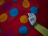 Yves Saint Laurent Vintage Silk Polka Dot Scarf - Image 6