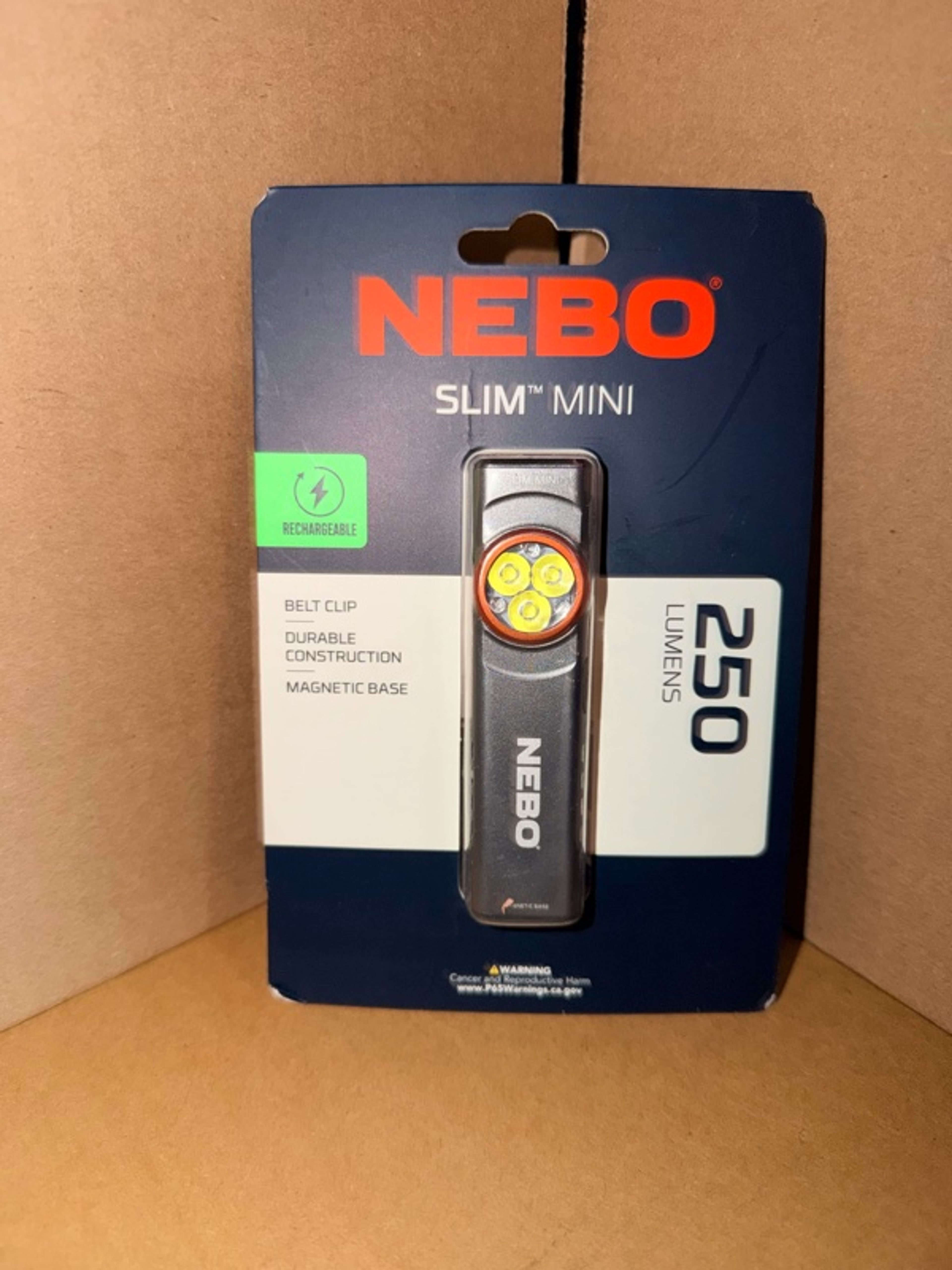 Nebo Slim Mini Rechargeable Pocket Light Gray