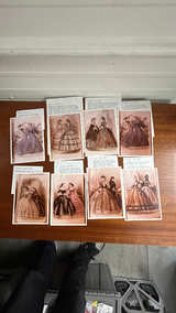 Godey's Antique Fashion Print 7pcs - Image 2