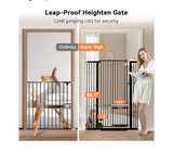 New, open box COMOMY 55.1" Extra Tall Pet Gate. - Image 4