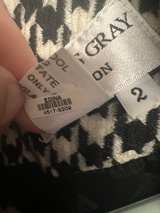 Charles Gray London Houndstooth Peplum Blazer 100%Wool - Image 3
